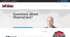 Desktop Screenshot of healthreformexplained.com